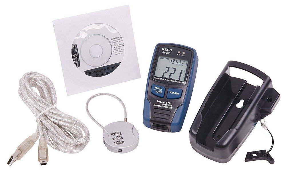 REED Instruments R6030 Temperature/Humidity Data Logger