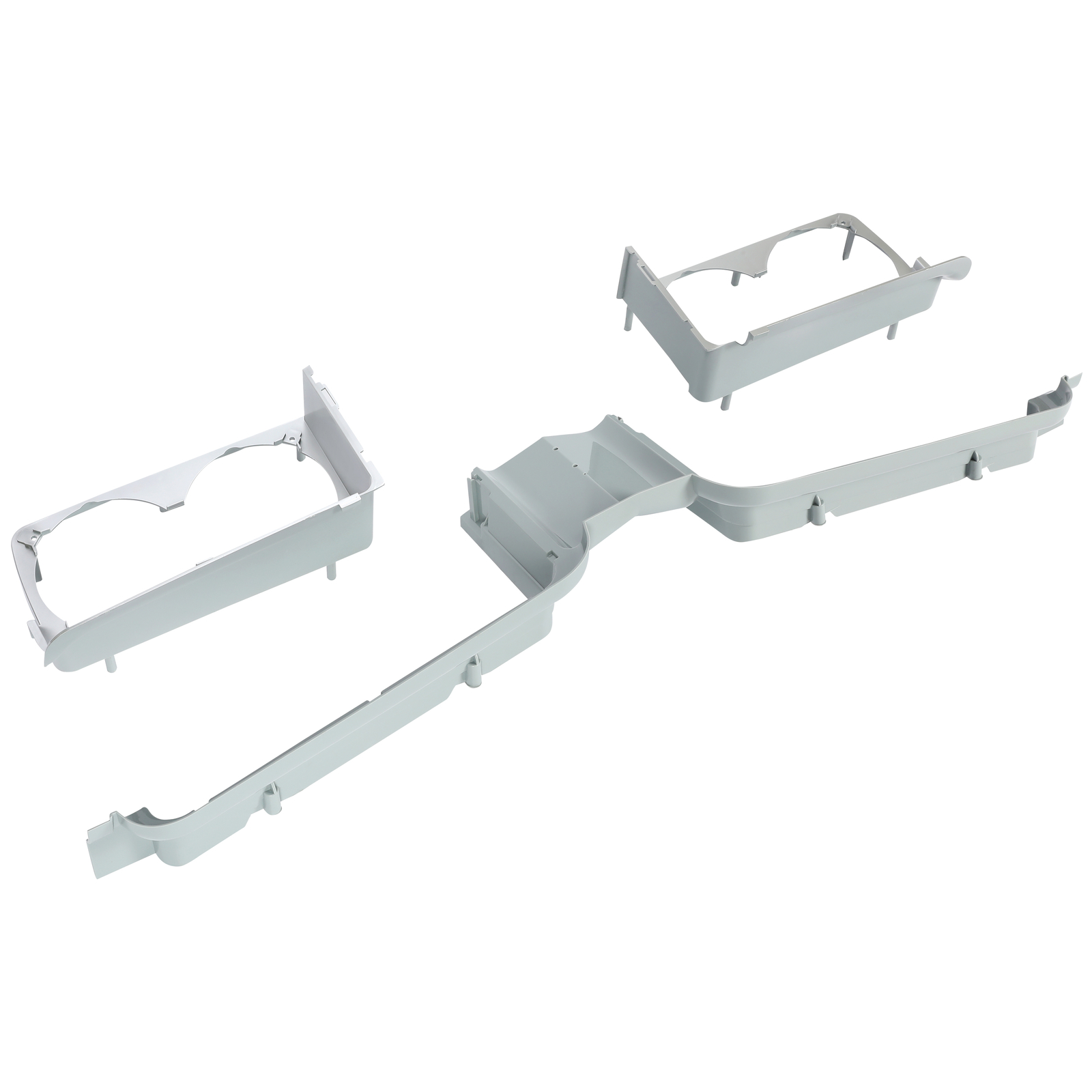 For 1971 1972 Oldsmobile Cutlass Headlamp Housings & Grille Center Stone Shield