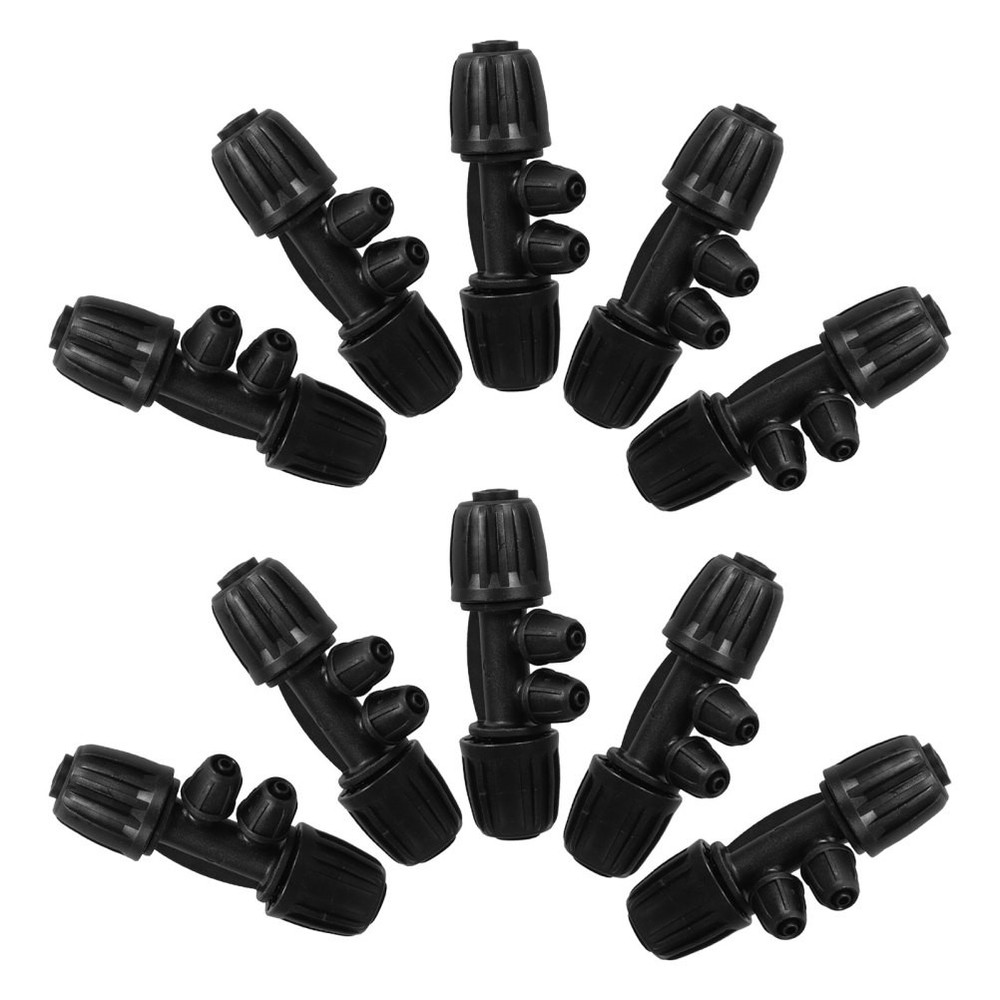 10 Pcs Drip Irrigation Barbed Connectors Coupling Coupler Fitting