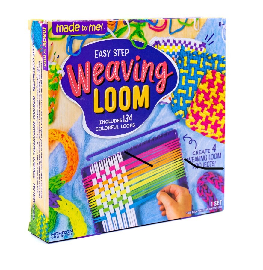 Made By Me Easy Step Weaving Loomn Kit , Hook, Loops & Instructions