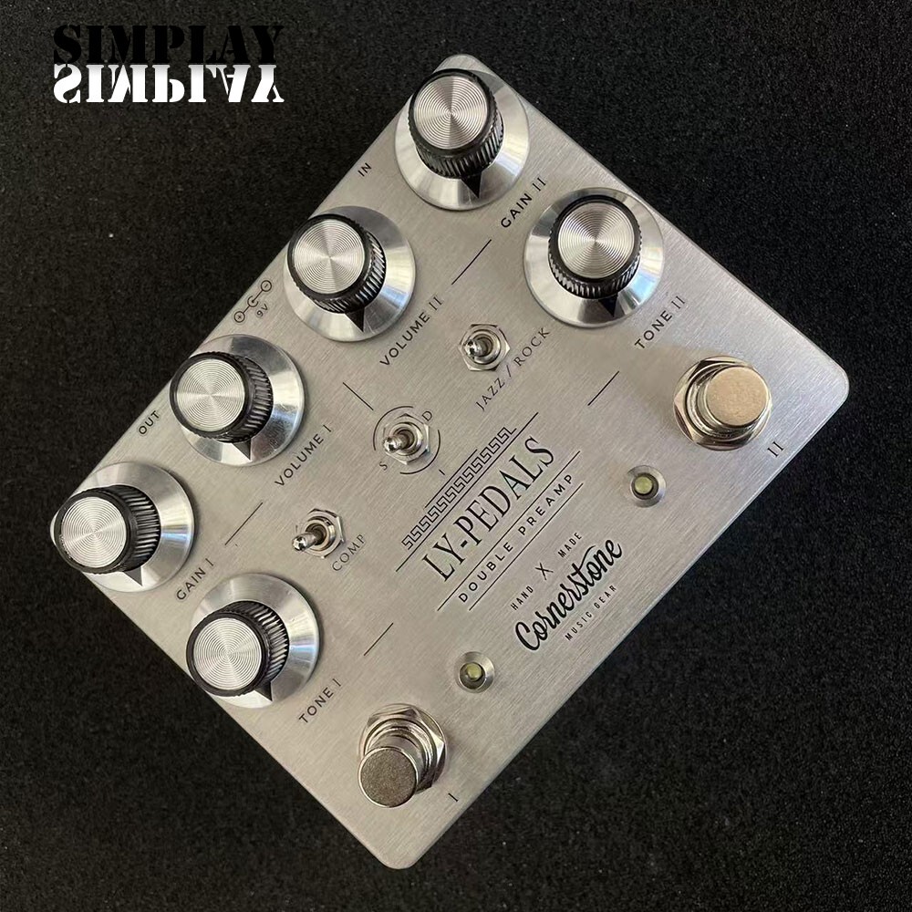 LY-ROCK Clone Version Electric Guitar Effects Pedal Double Preamplifier