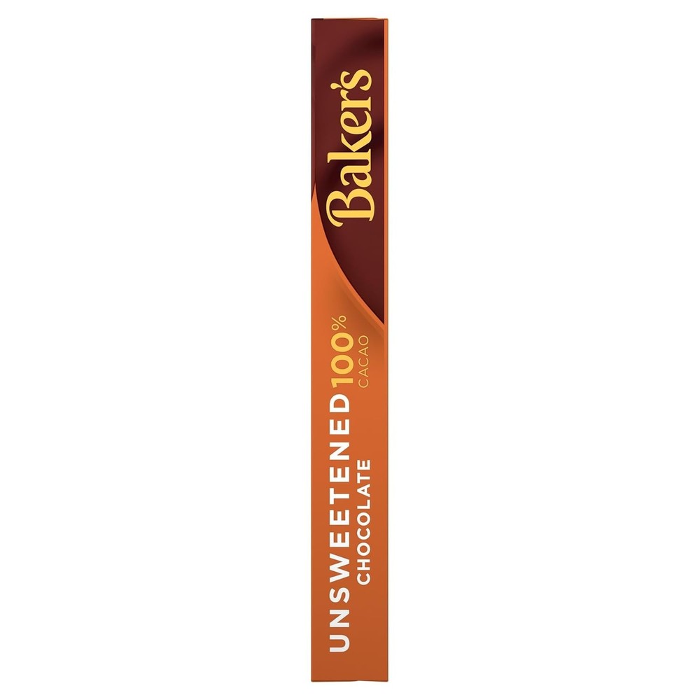 4 oz Baker's Unsweetened Chocolate Bar - Elevate Your Baking Experience