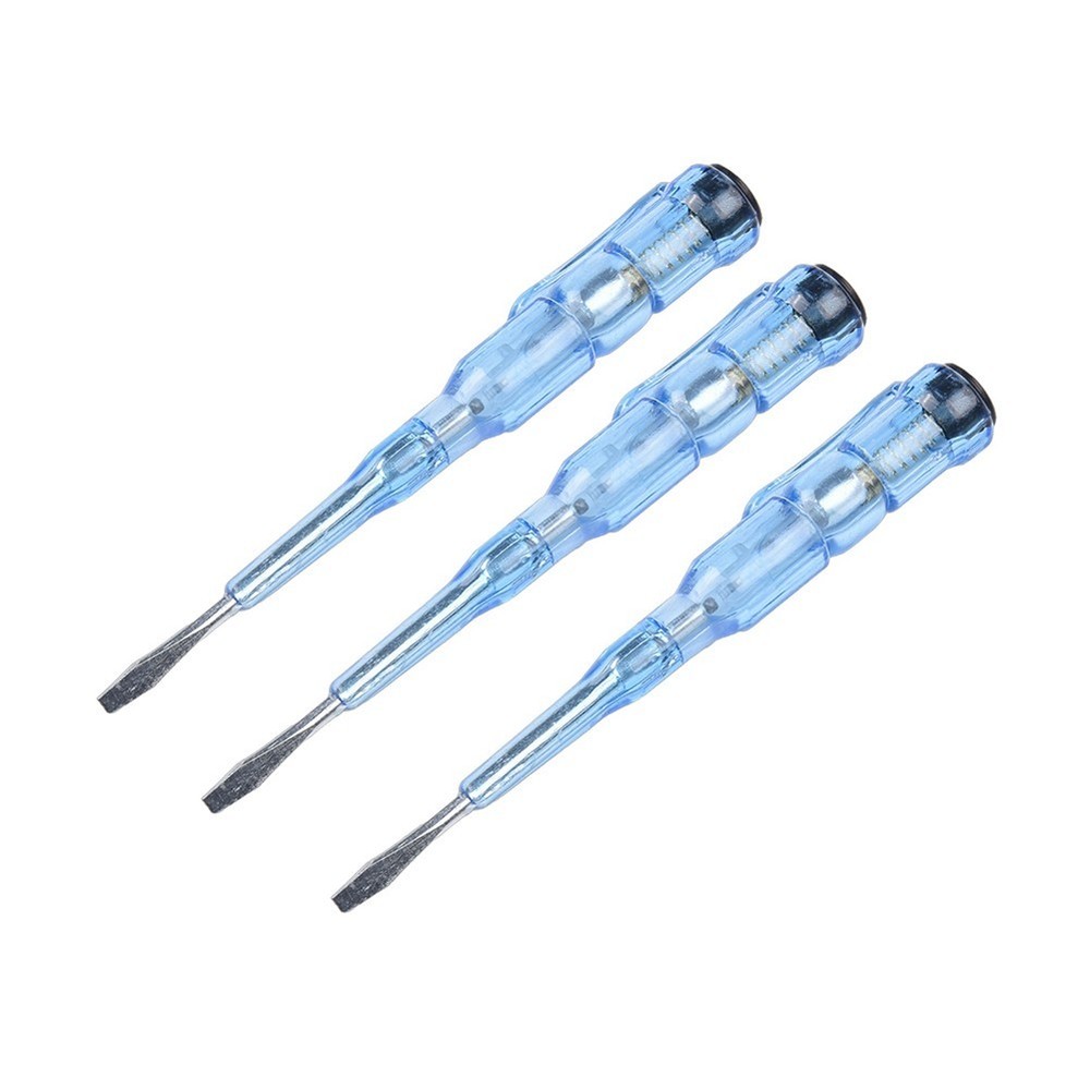 3pc Electric Test Pen Kit Portable Screwdriver Tool for Electrical Testing