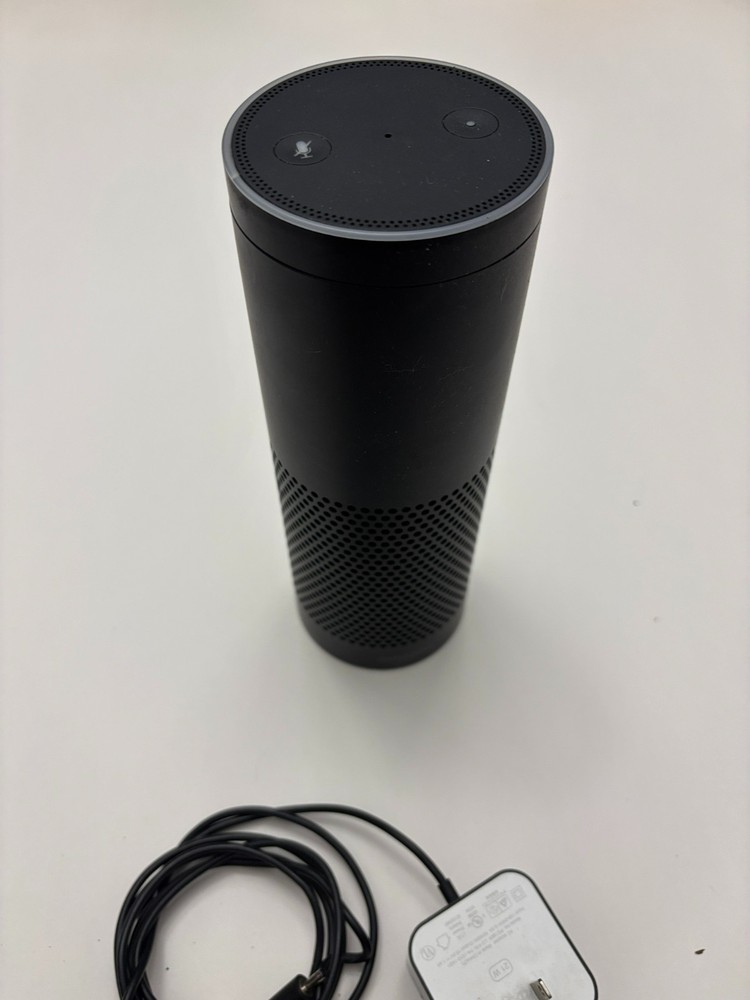 Amazon Echo with Alexa Smart Speaker with power cord