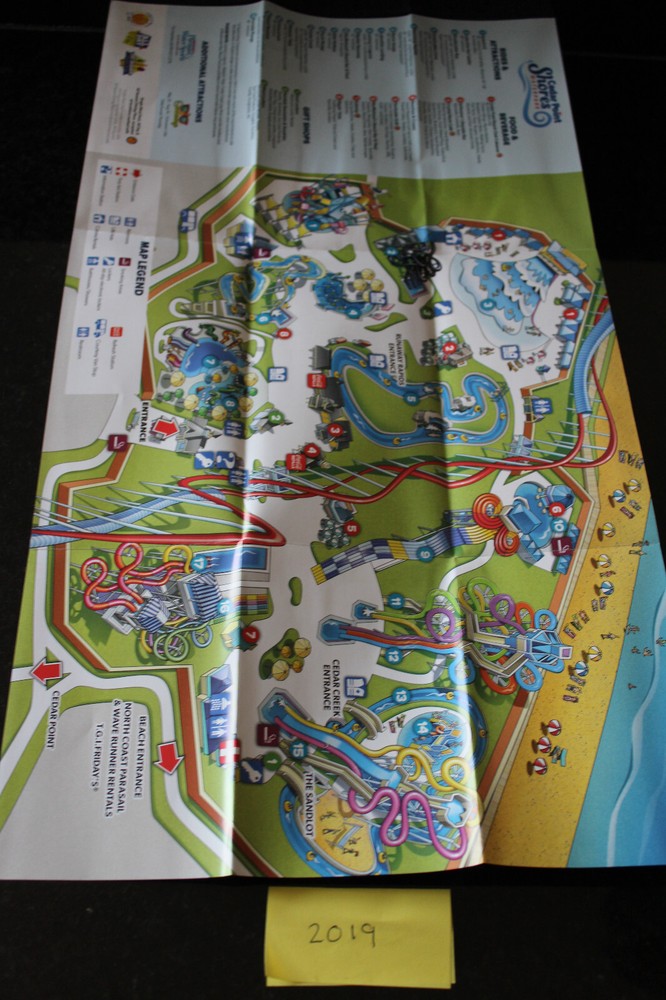 Cedar Point Park Map/Brochure