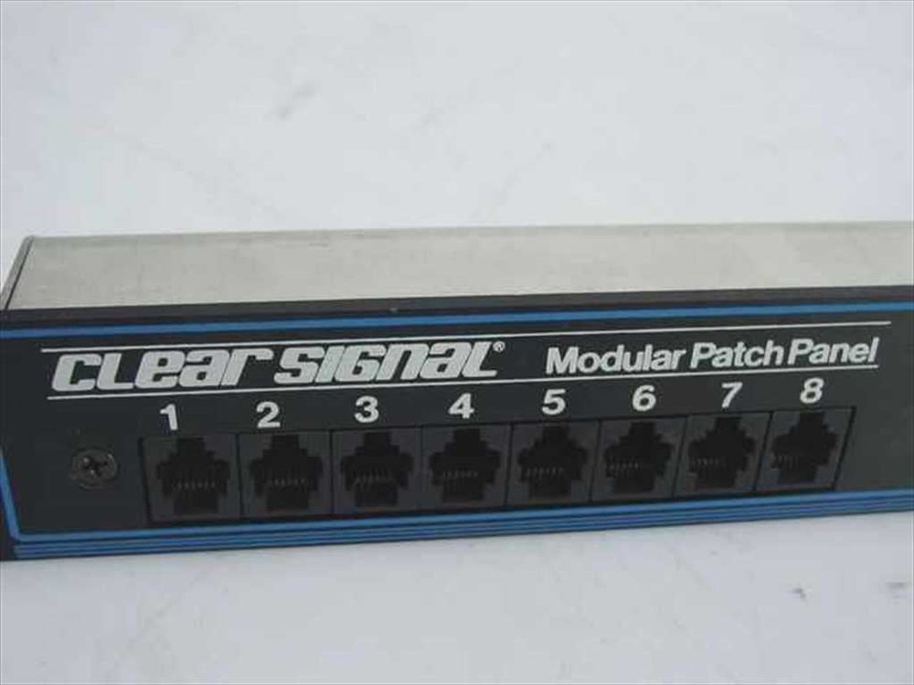 Clear Signal 24-Port Modular Patch Panel - 19 Inch Rackmountable