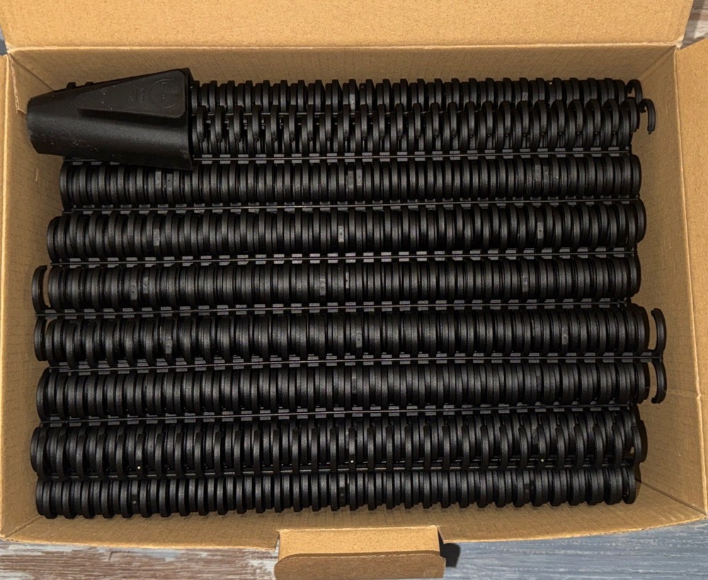 99 Pack Black Proclick Binding Spines 110 Sheet Capacity No Machine Needed