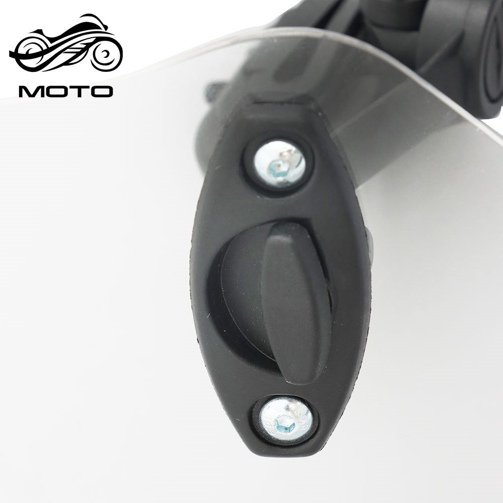Universal Motorcycle Windshield Extension Adjustable Clip-on Windscreen Extender