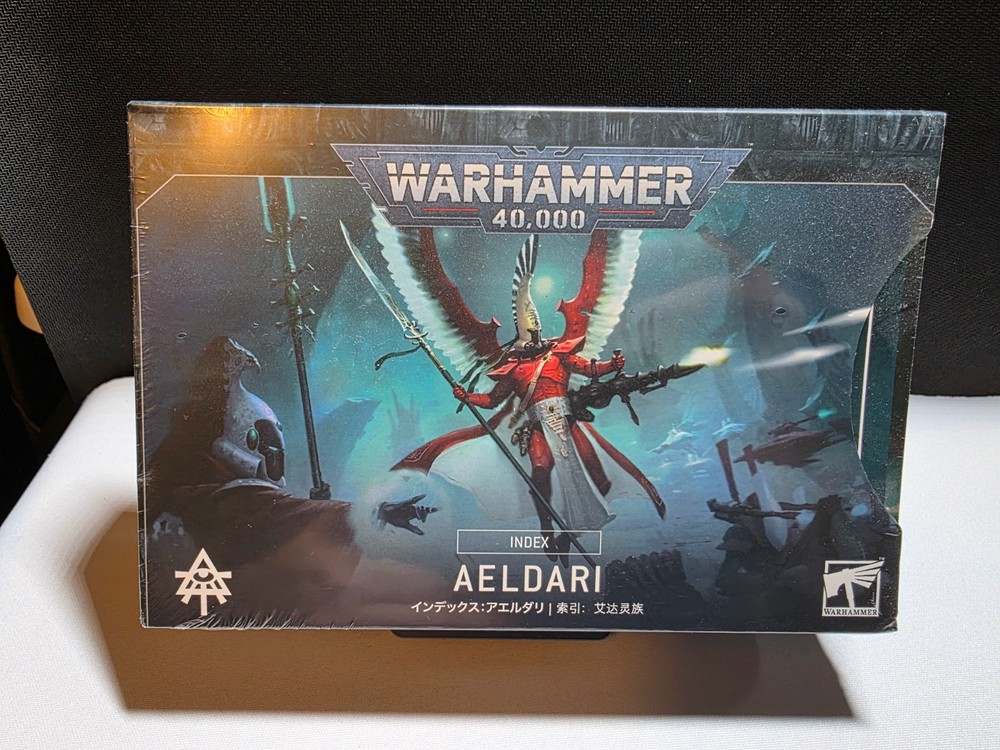 Warhammer 40k Eldar Aeldari 10th edition Index Cards. OOP, Sealed.