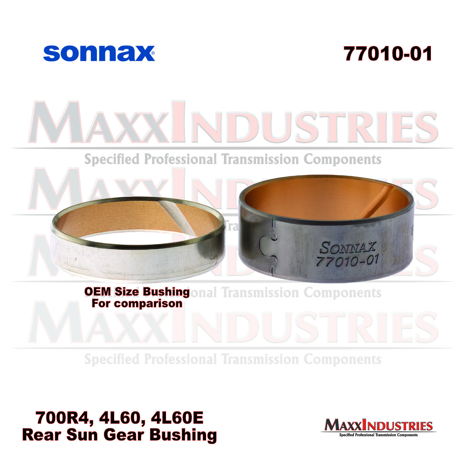 Sonnax 77010-01 Wide Reaction Sun Gear Bushing 4L60, 4L60-E, 4L65-E, 4L70-E