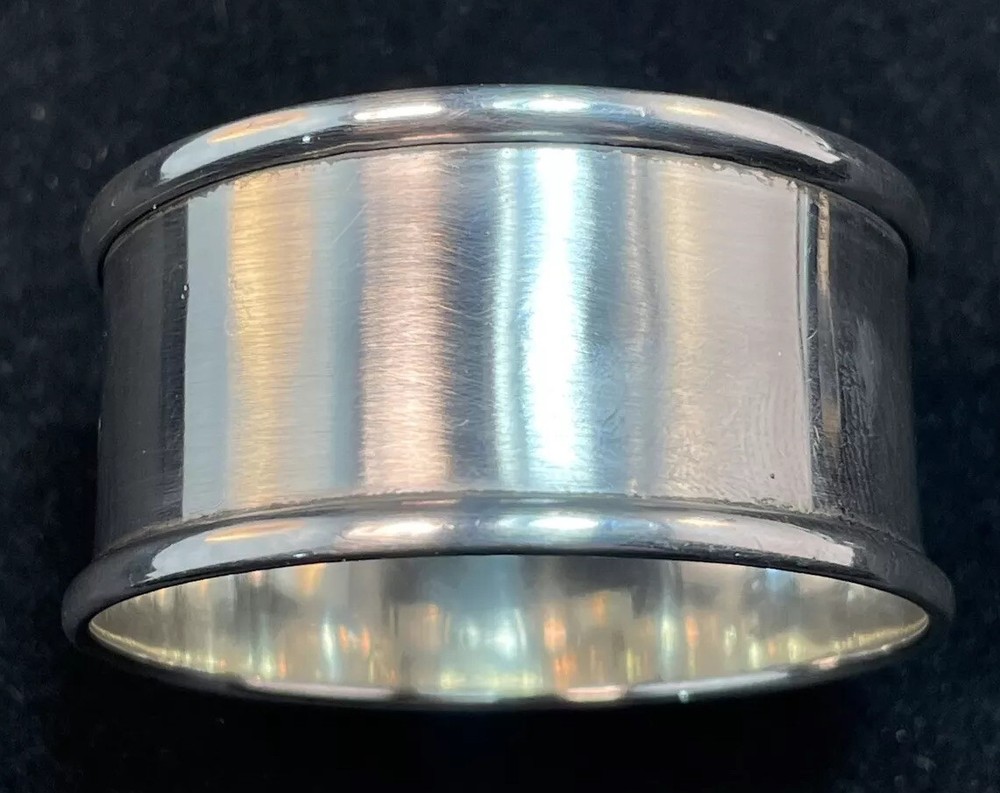 Sterling Silver Napkin Ring Name Engraved “Charlene”