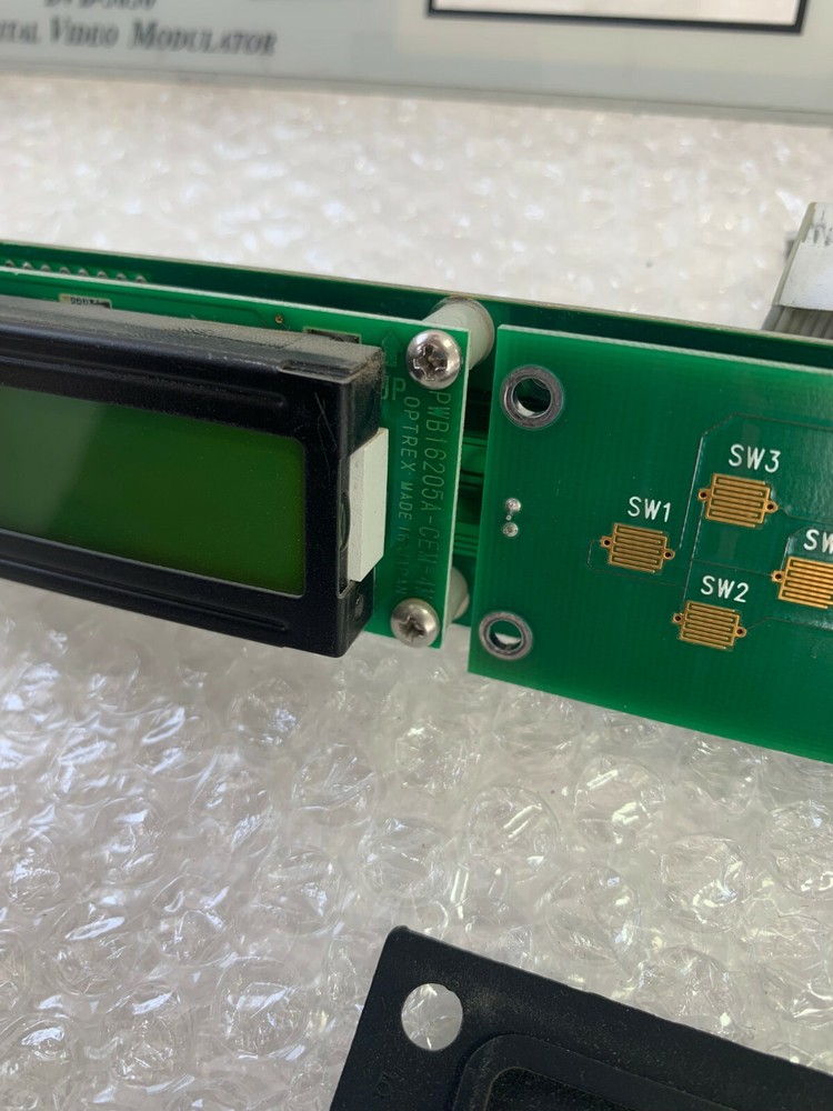 Radyne ComStream DVB-3030 ''Panel + buttons + electronic board'' Used