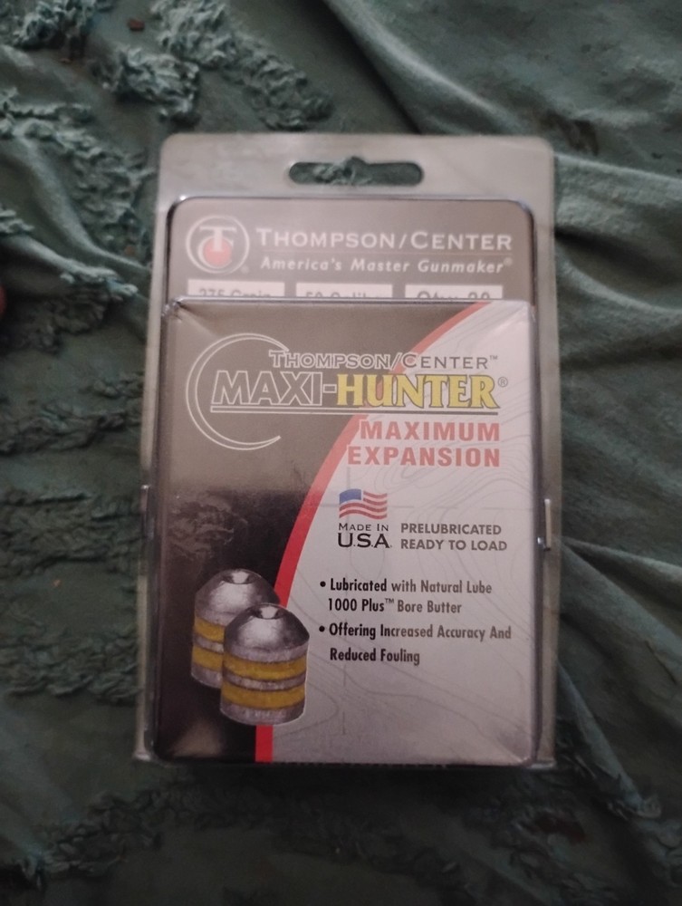 THOMPSON CENTER ARMS 50 CALIBER MAXI-HUNTER HOLLOW POINT