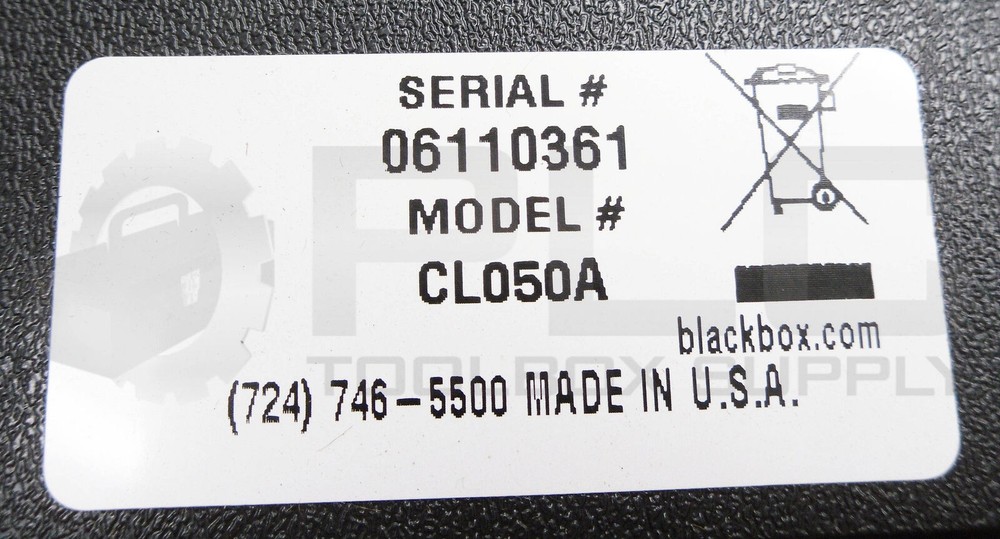 NEW BLACKBOX CL050A-R3 CURRENT LOOP INTERFACE CONVERTER 232/CL-E *READ*