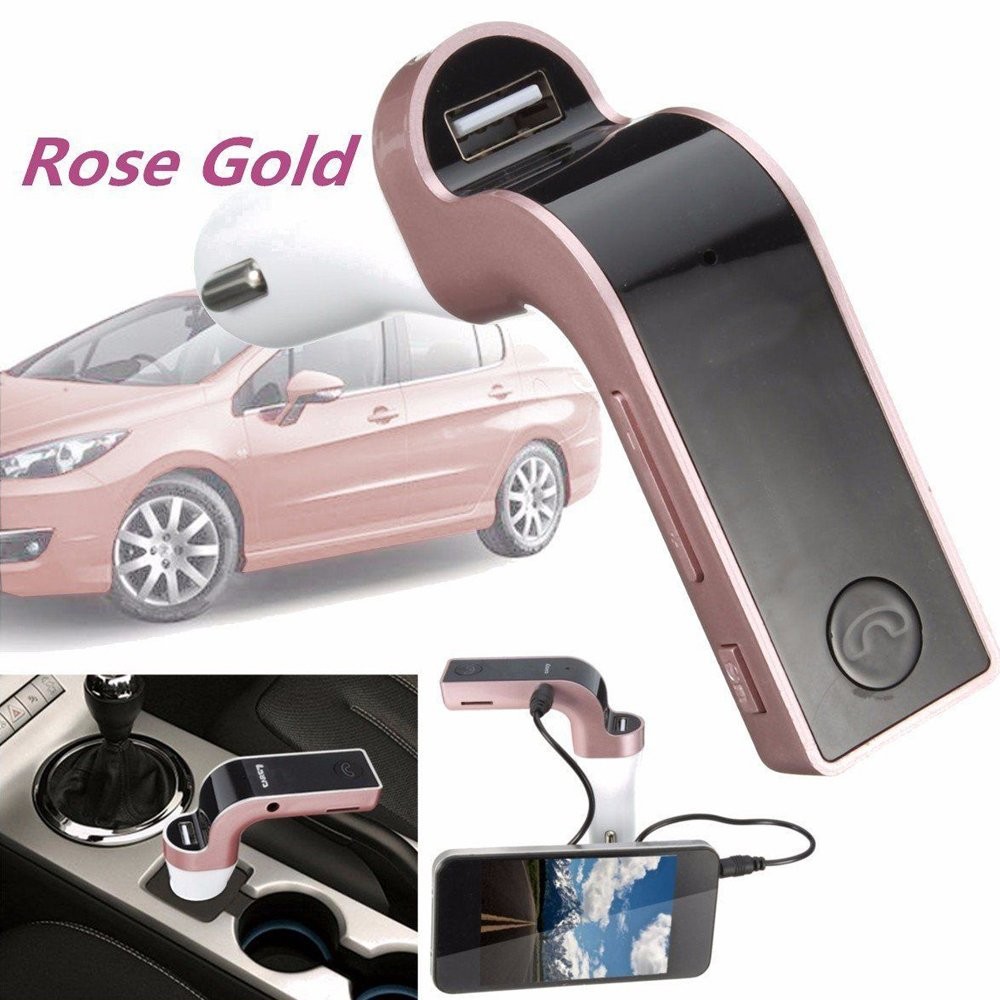 4-in-1 Car Kit MP3 Player Hands Wireless Bluetooth FM Transmitter G7 + AUX Mo...