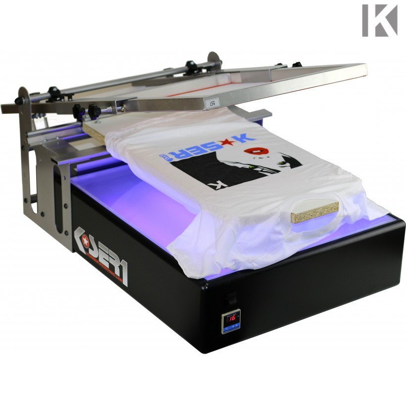 Screen Printing Machine with Exposure UV | T-shirt | Printer | Kit Silkscreen
