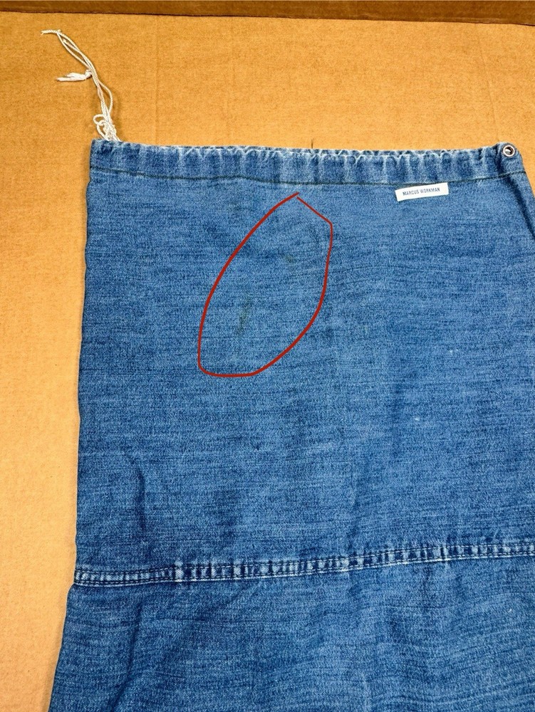 Marcus Workman Denim Drawstring Dust Bag