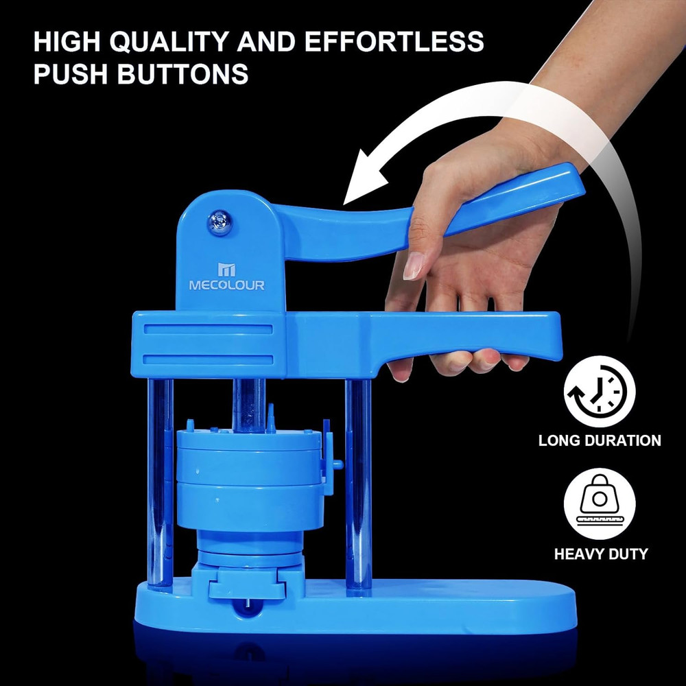 Button Maker Machine Multiple Sizes 1.26+1.73+2.28 Inch Pin Maker Machine,150Pcs