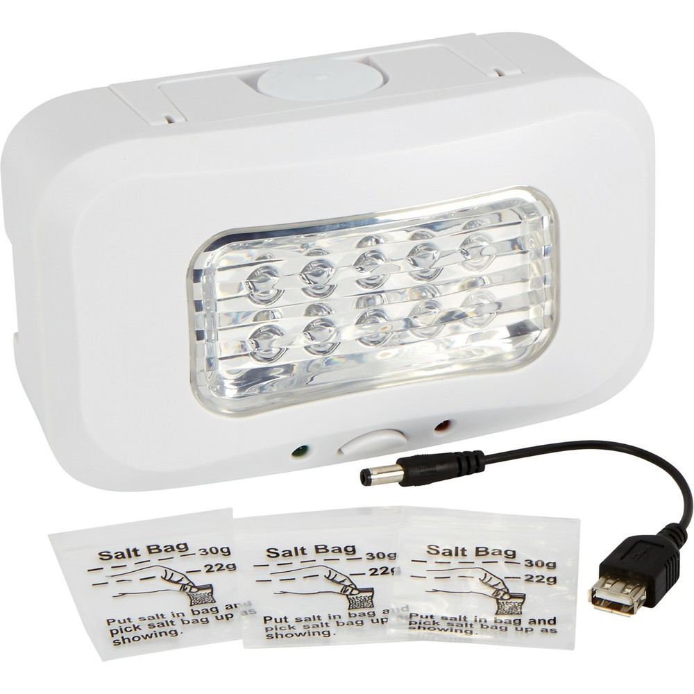 Led Lantern Powered by Salt and Water