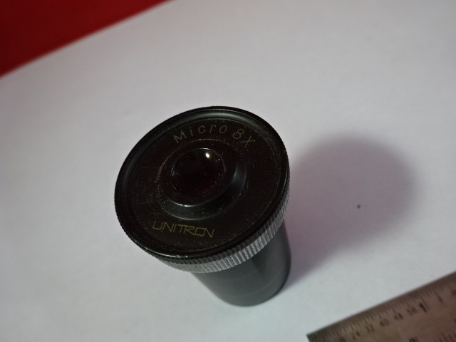 UNITRON MICRO OCULAR EYEPIECE 8X OPTICS MICROSCOPE PART AS IS #91-73