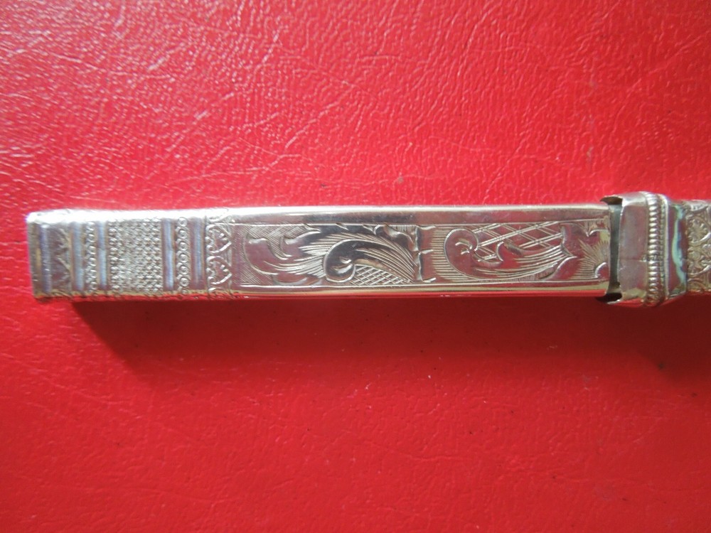 J6390 ANTIQUE DUTCH 833 SILVER Needle Case See Description