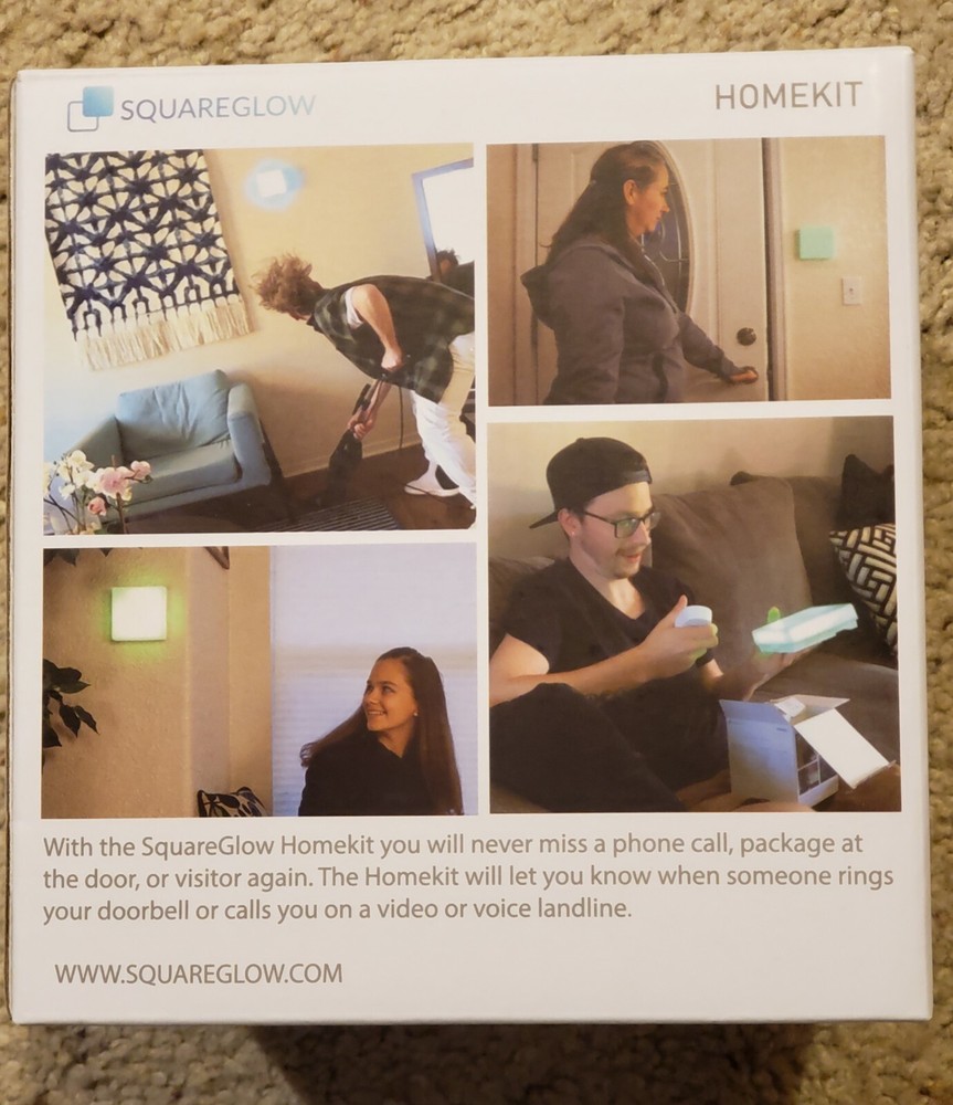 SQUAREGLOW - Home Kit with two 10ft Micro USB [6 Items]