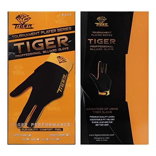 Tiger Billiard Glove - for Right Hand (Medium)