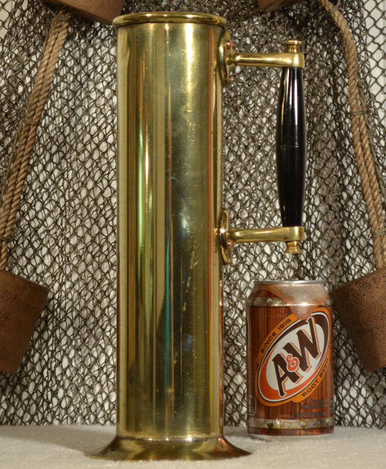 Vintage Steamship Salinometer Brass Jug