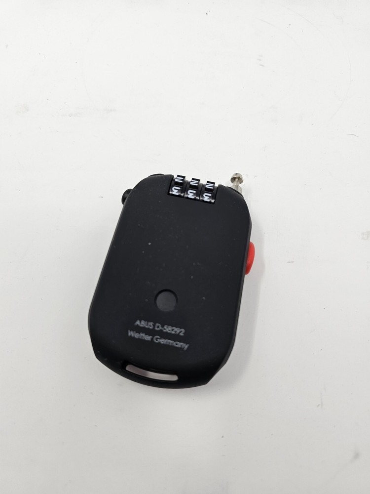 Abus 2502/85 Cable Lock Combination Key Type Plastic