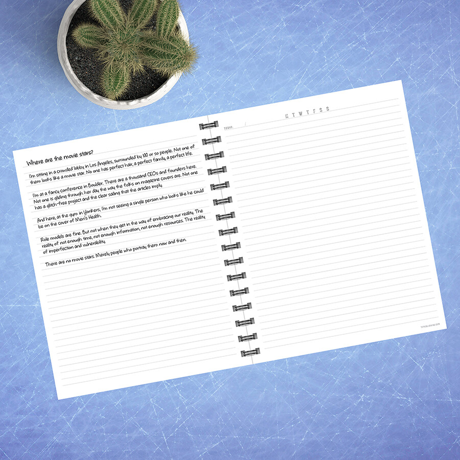 Texas Plaid Spiral Journal