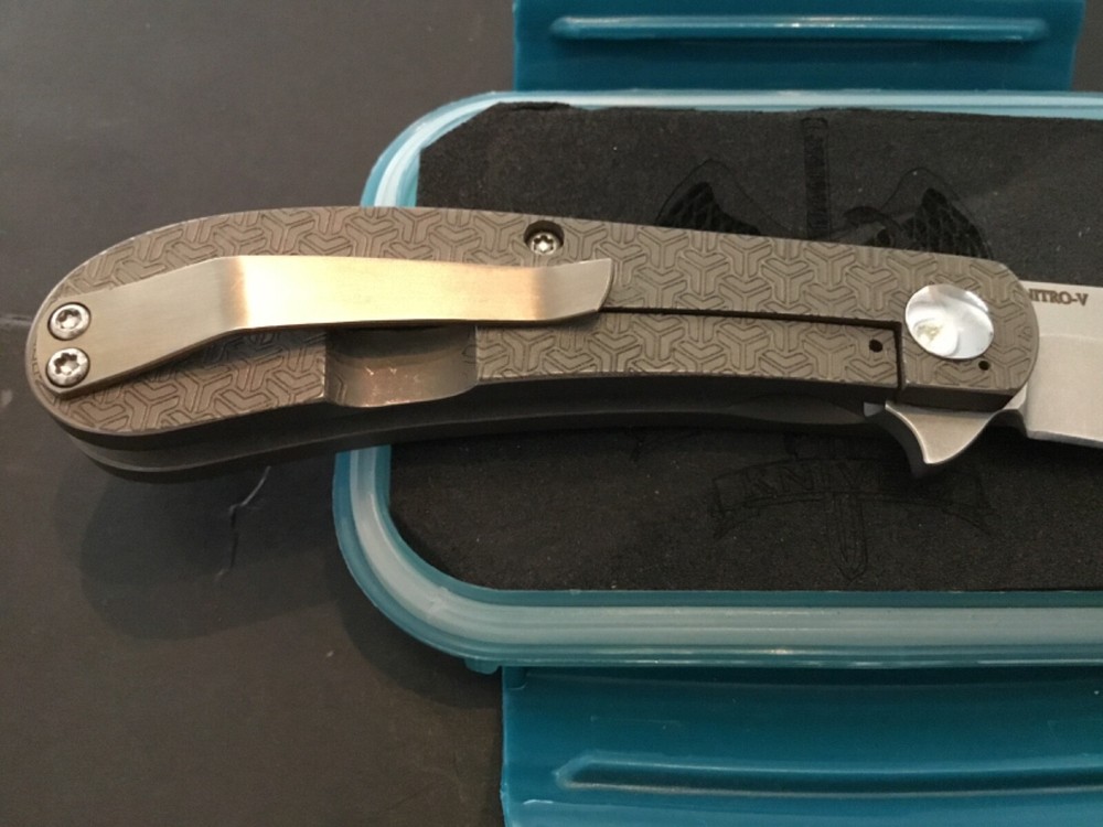 Custom Doc Shiffer Barebones Backpocket Flipper Folder Folding Knife