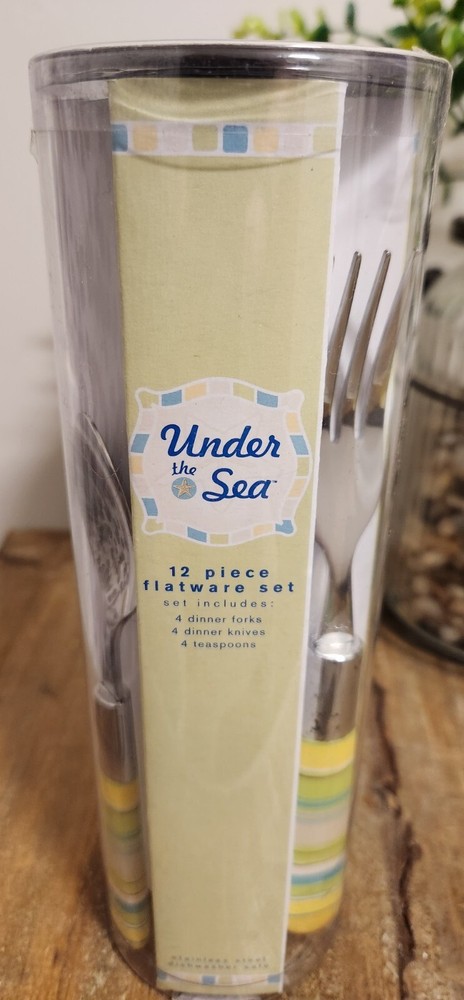 2003 Target Under The Sea Collection 12 pc Flatware Silverware NEW IN PKG Set/2