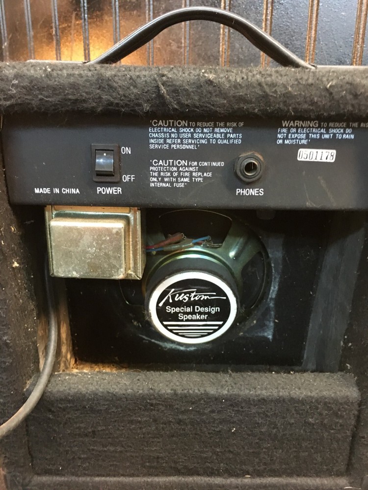 Kustom Design Single Speaker and Amp Master Eq