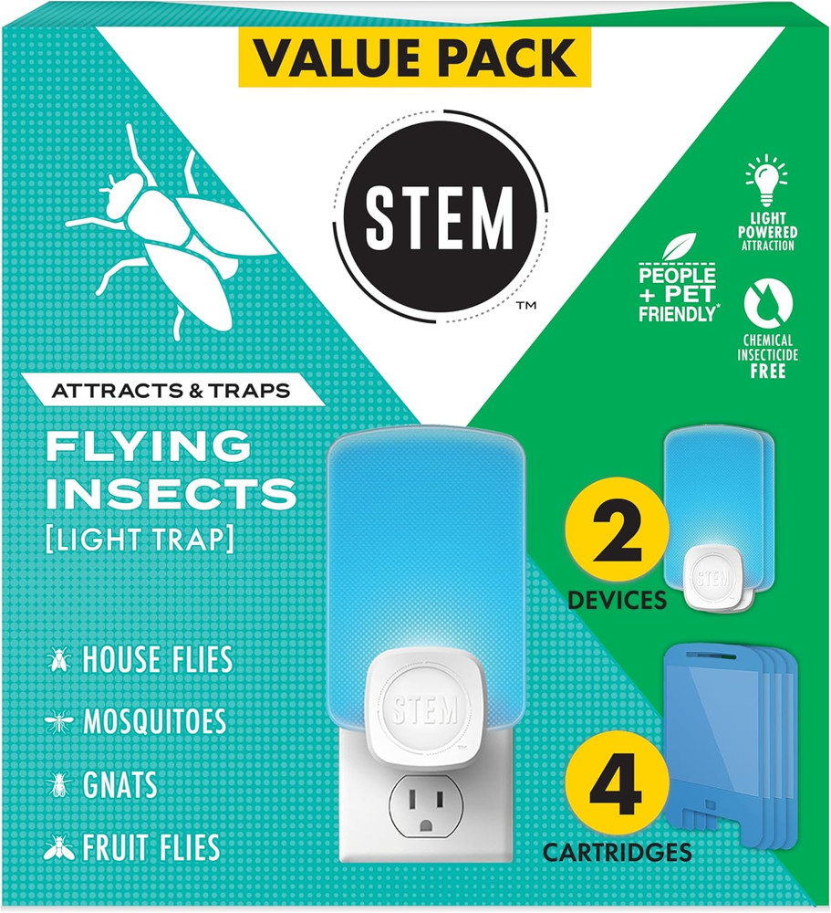 Light Trap Refill Cartridges, Indoor Fruit Fly Trap, Effective Insect Control fo