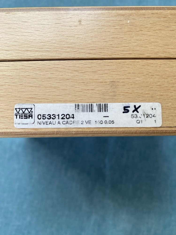 Tesa SWISS MADE Square Level Flat Surface Precision Alignment Square 6” By 6”