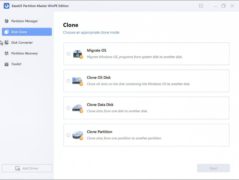 EaseUS Partition Master Unlimited Bootable USB