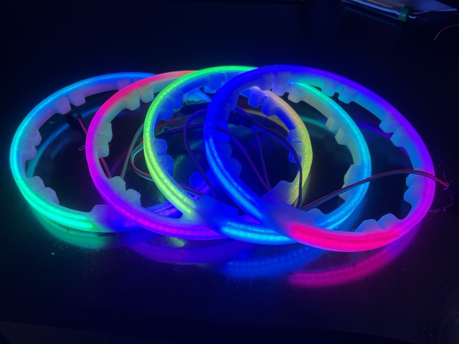 6.5 speaker ring lights