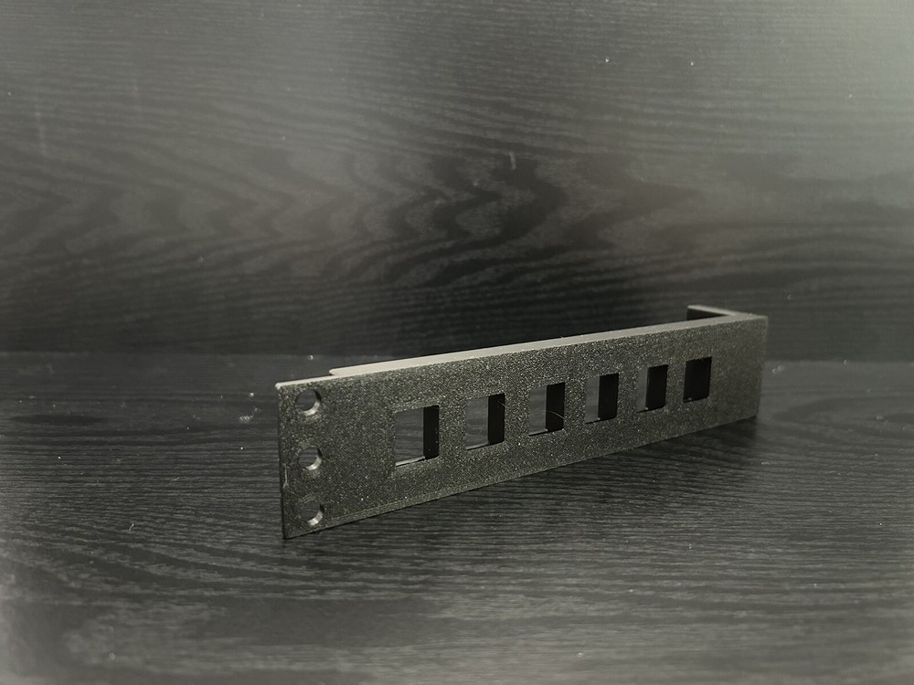 19” Server Rack Mount For TP Link SG2008 With 6 Keystone Slots
