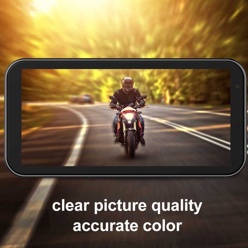 6.25" Motorcycle GPS Navigation Touch Screen Wireless CarPlay Android Auto Siri