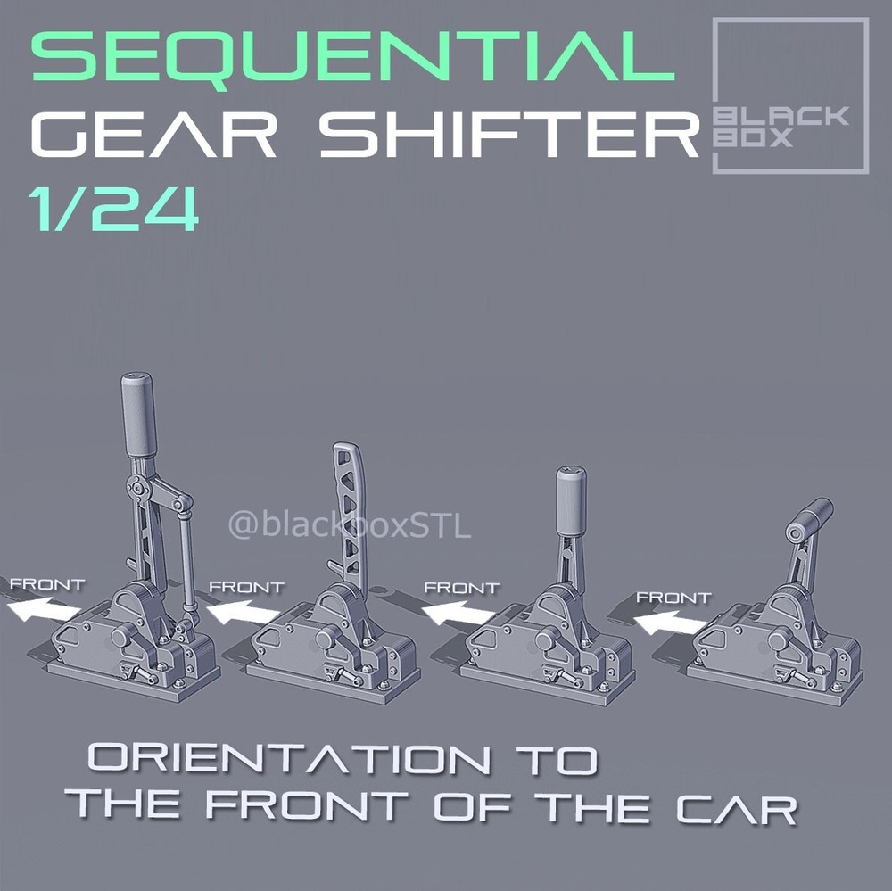 Sequential Gear Shifters 1/24 Scale