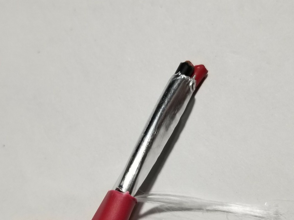 Advanced Digital 981202SD 12/2C Solid Shielded Plenum Fire Alarm Cable Red /50ft