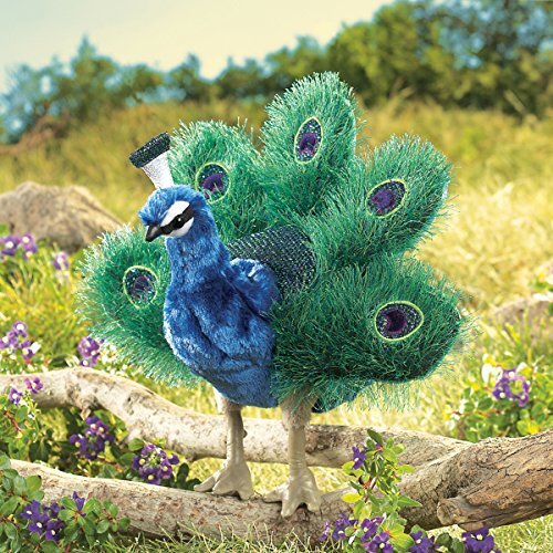 Folkmanis Small Peacock Hand Puppet