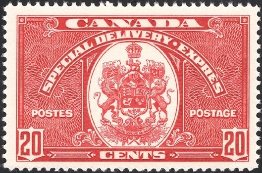 CANADA, 1938. Special Delivery E58 Mint