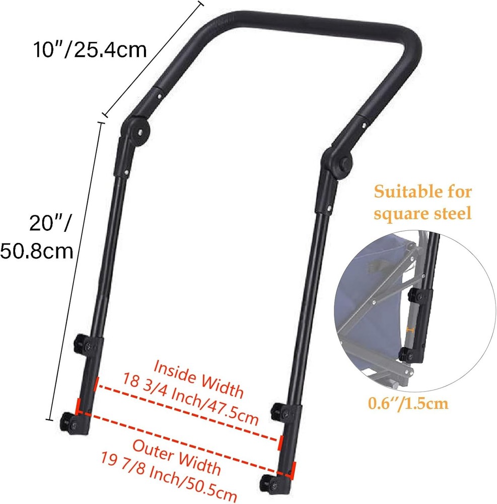 Universal Folding Wagon Push Handle Attachment