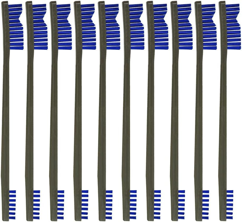 Versatile 10-Pack Double End Nylon Brushes for Ultimate Cleaning Precision