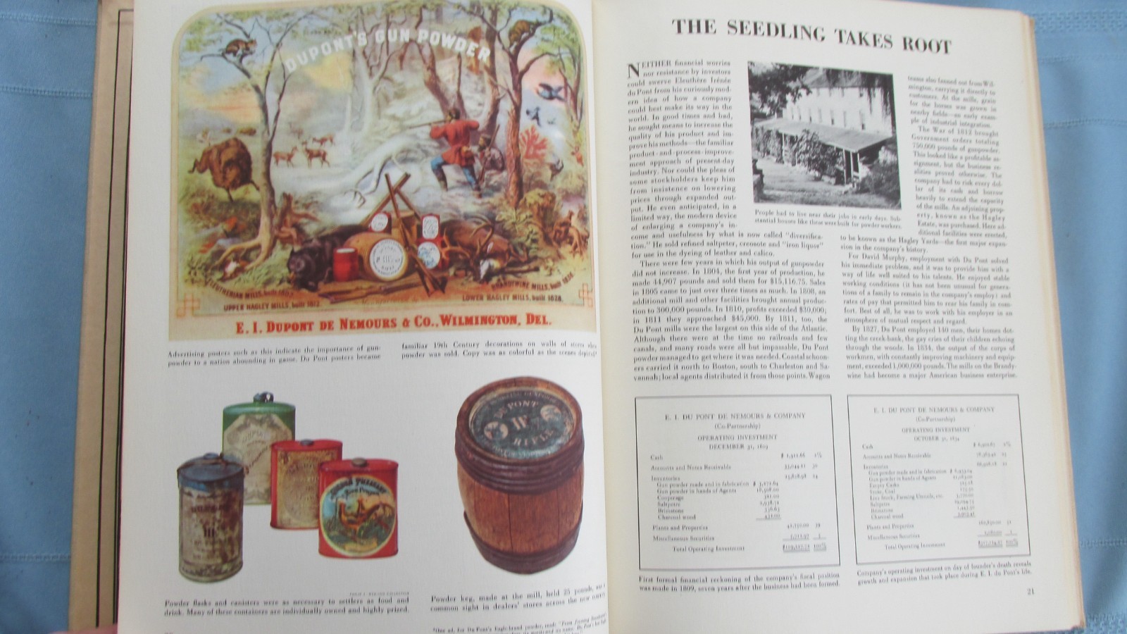 1952 Dupont Autobiography Of American Enterprise Du Pont Powder Company-Photos