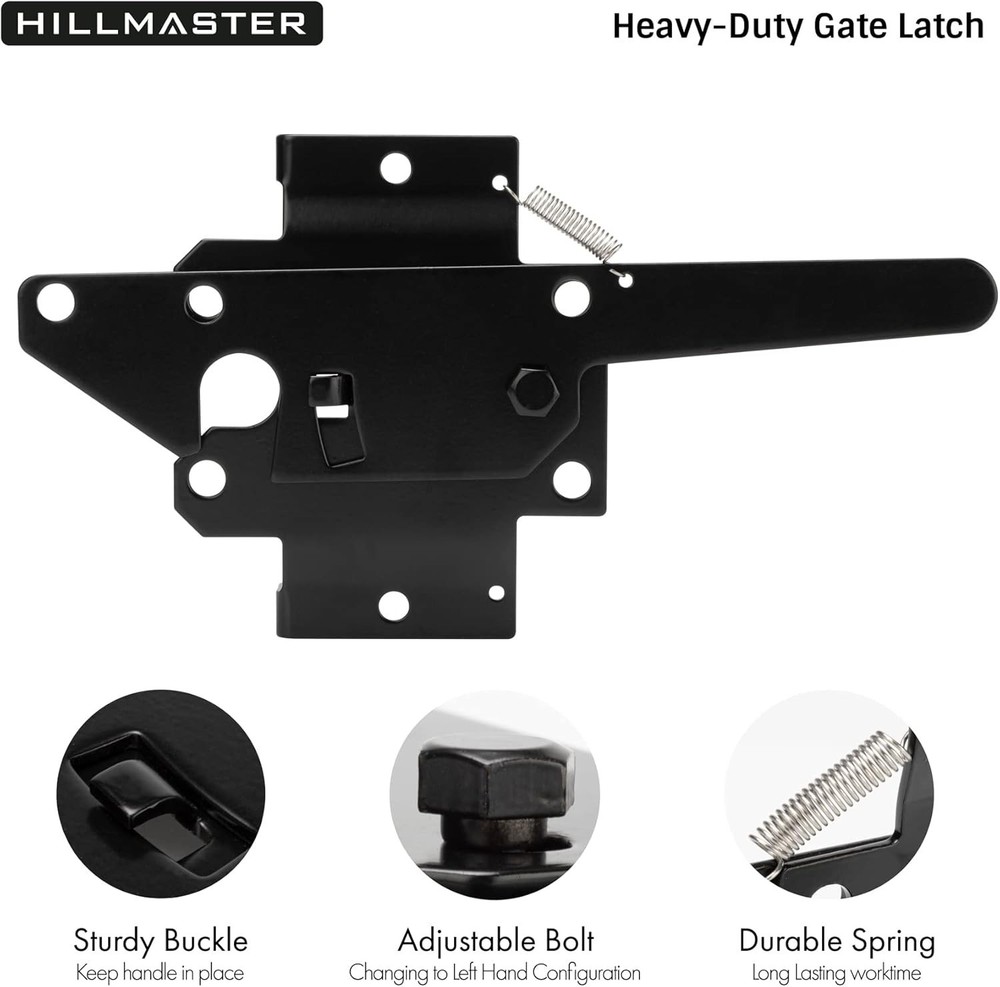 Corrosion-Resistant Heavy-Duty Gate Lock with Automatic Self-Latching System