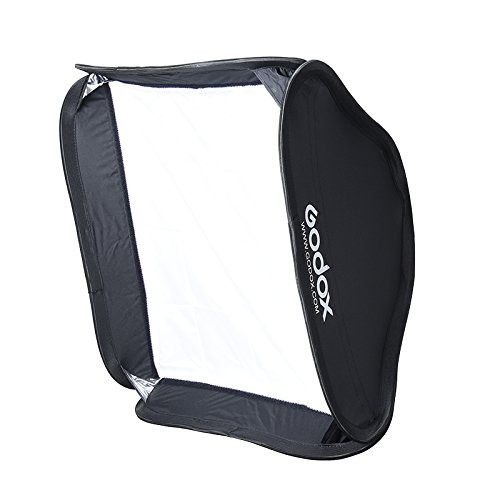 32x32 inches / 80x80cm Portable Foldable Studio Flash Softbox Diffuser kit wi...