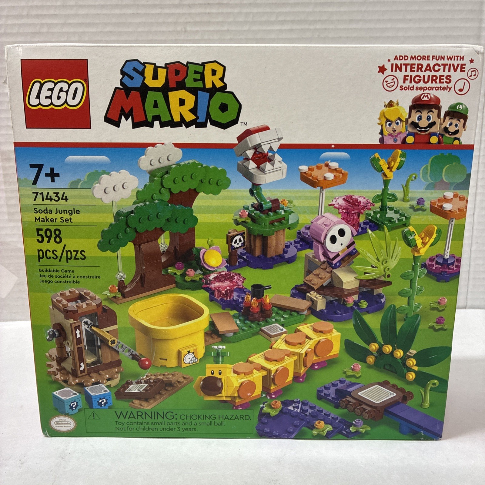 NIB LEGO Super Mario: Soda Jungle Maker Set (71434)