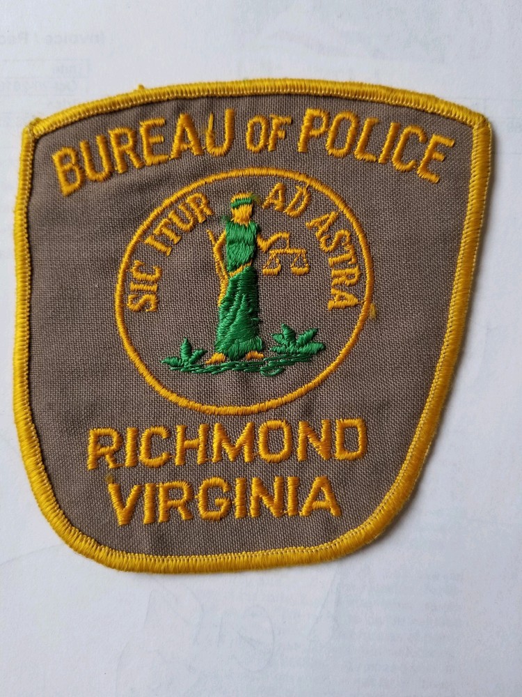 Bureau Richmond Virginia Vintage Patch